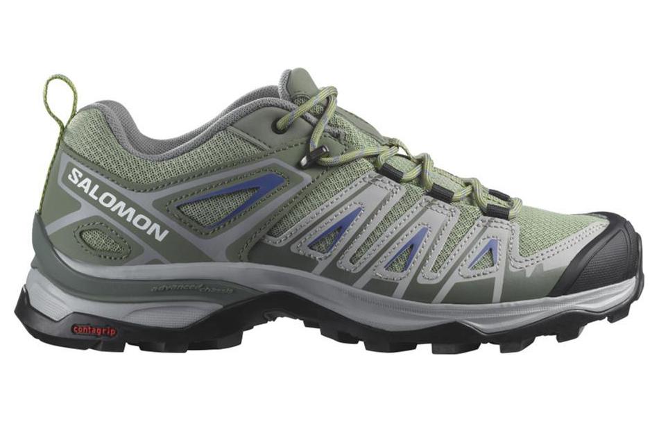 SALOMON Women's X Ultra Pioneer 'Oil Green Castor Grey'