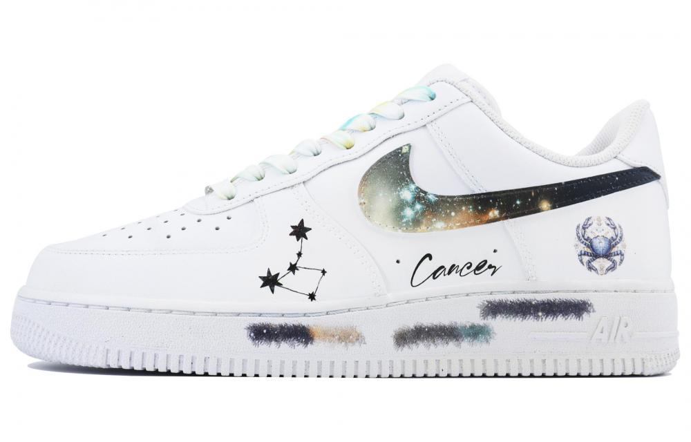 Nike Air Force 1 Cancer SDS Low-Top Skateboard Shoes Women's White