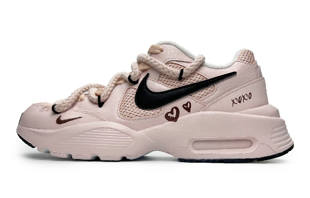 Nike Air Max Fusion Running Shoes Women's Low-Top Black Pink