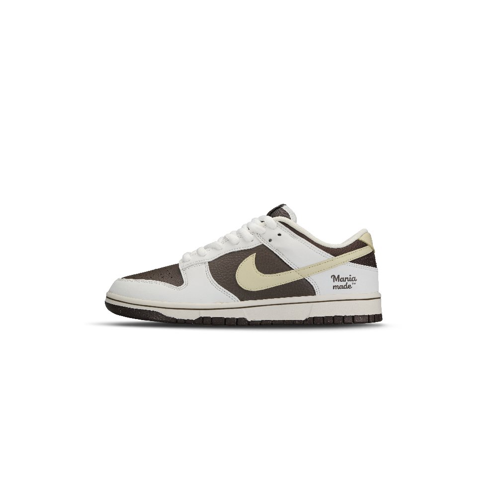Nike Dunk Abrasion Resistant Low Top Skateboard Shoes Unisex Beige Brown