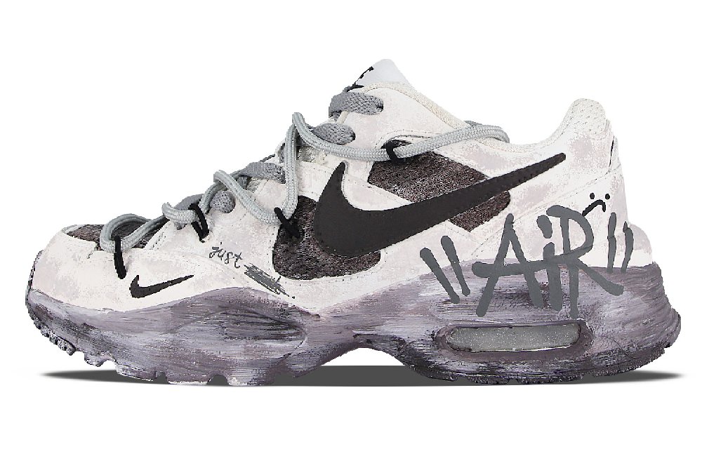 Nike Air Max Fusion Chunky Sneakers Women's Low-Top Black Gray