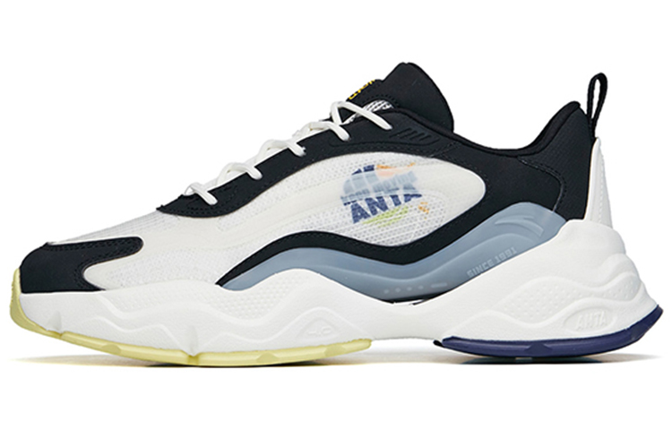 Anta Millennium 4.0 Wear-Resistant Slip-Resistant Low-Top Sports Casual Shoes Men's White Black