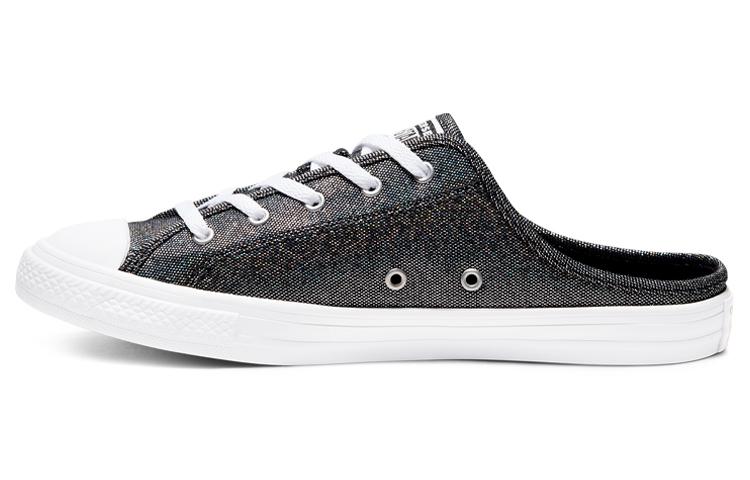 Converse Chuck Taylor All Star Dainty Mule Metal Black Pedal Casual Canvas Shoes Women's