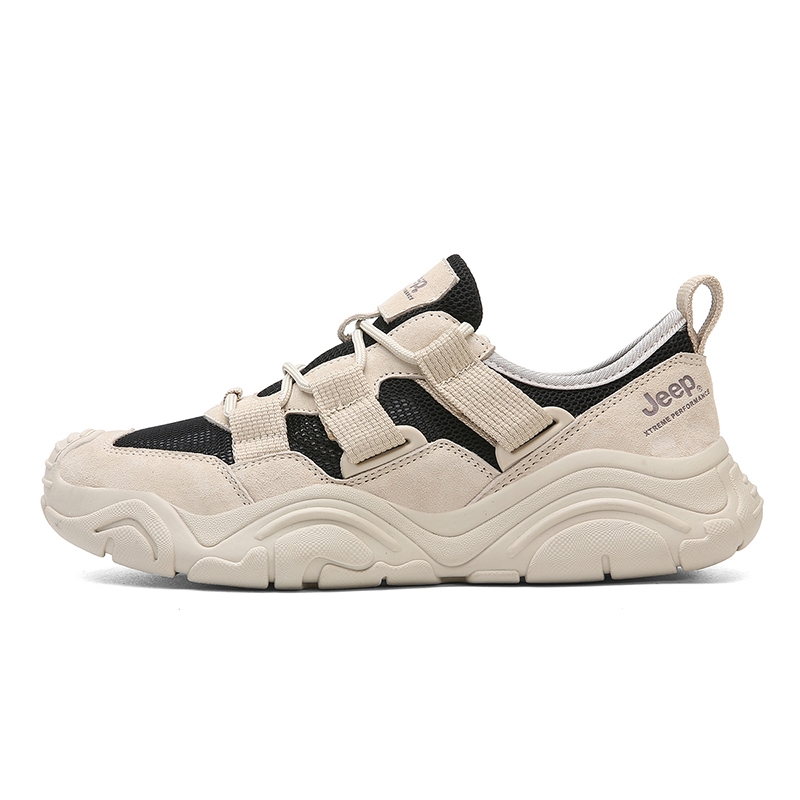 Jeep Low Top Outdoor Shoes Unisex Sand