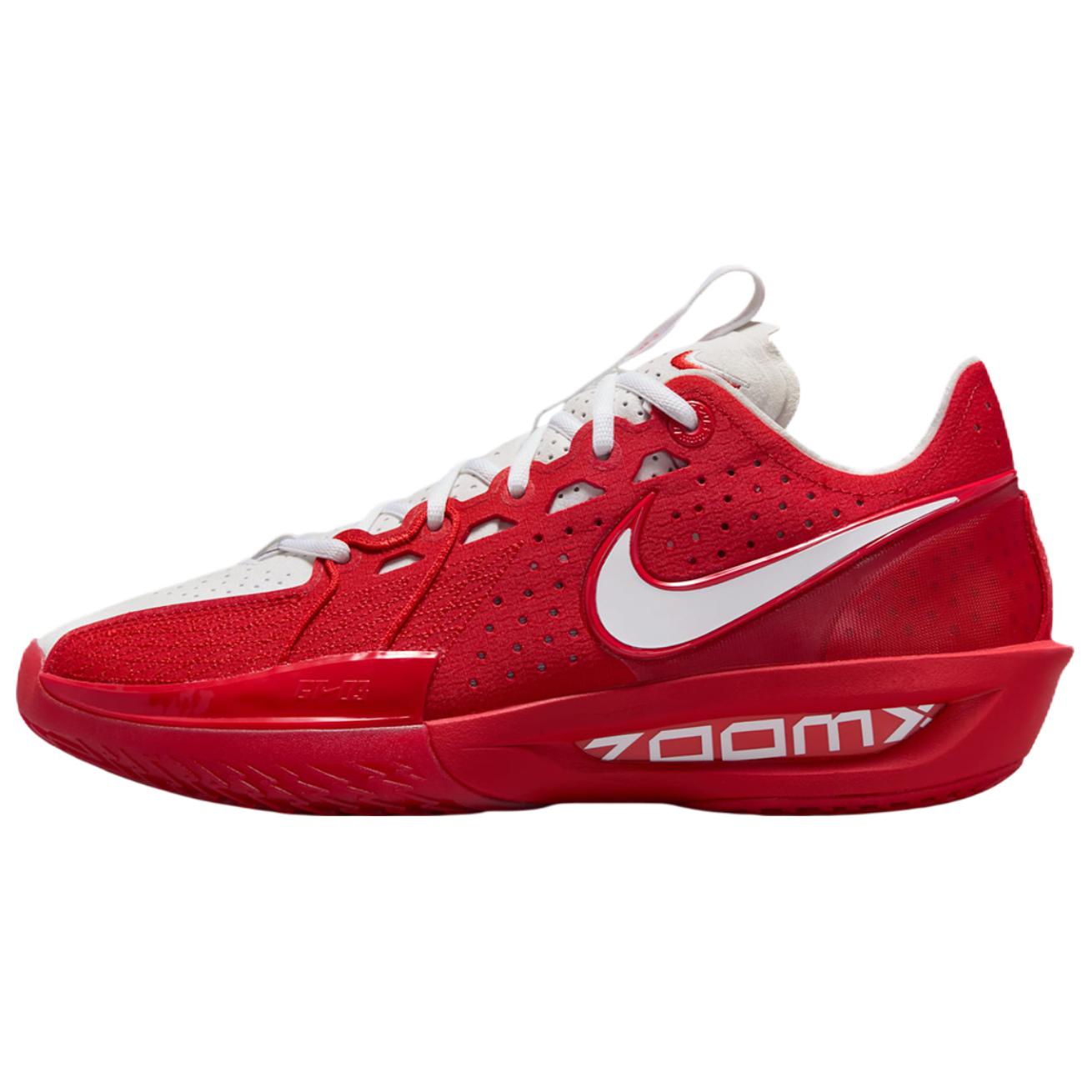 Nike G.T. Cut 3 Abrasion Resistant Breathable Low top Basketball Shoes Unisex Red