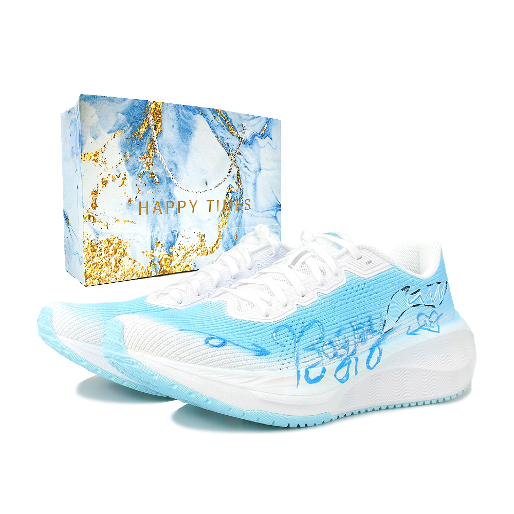 LINING Wuyue 2.0 Running Shoes Men's Low top White Blue