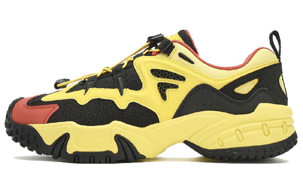FILA FUSION KRIPTONITE Chunky Sneakers Women's Low-Top Yellow/Black/Red