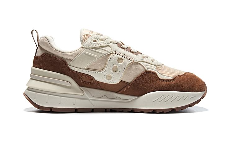 Saucony Shadow 5000 Anti-Slip And Wear-Resistant Lightweight Low-Top Casual Running Shoes Unisex Beige Brown купить в интернет-магазине Yoocart с быстрой доставкой по России.