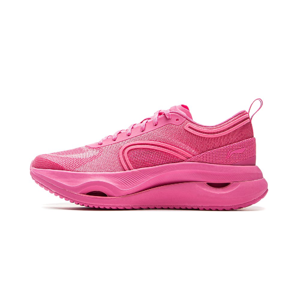 LiNing Cushioning Lightweight Low Top Training Running Shoes Women's Pink