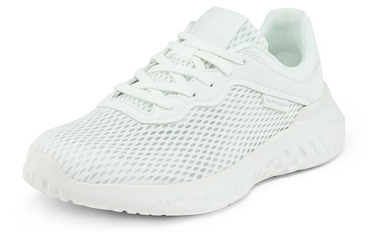 Kappa Abrasion Resistant Lightweight Breathable Coverage Low Top Casual Shoes Unisex White