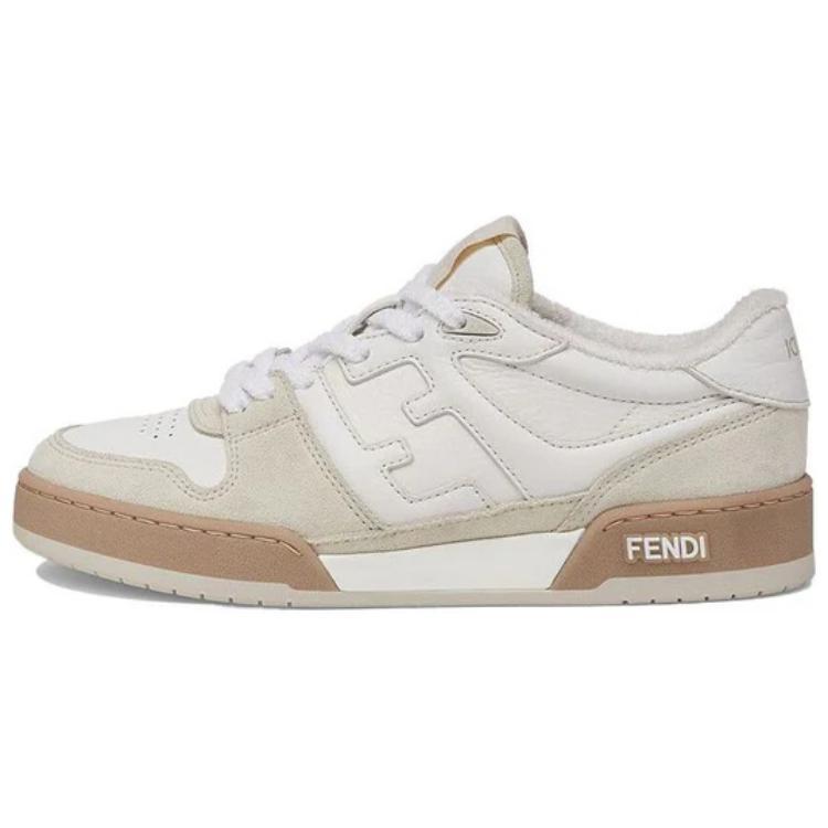 FENDI Match Low Top Suede 'White'