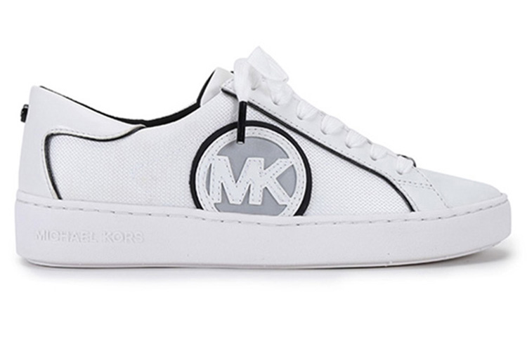MICHAEL KORS Low top Stylish Skateboarding Shoes Women's White