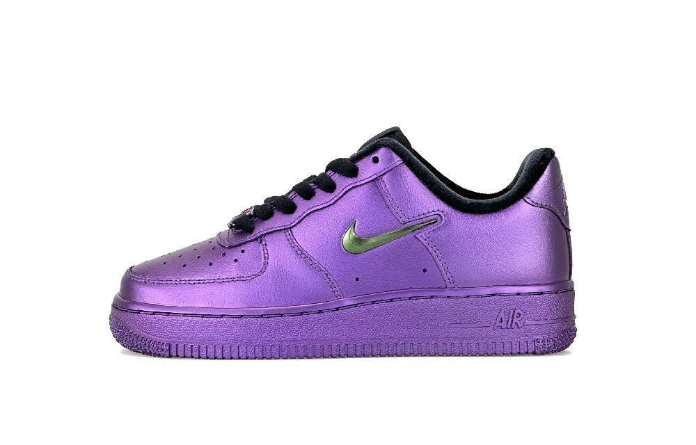 Nike Air Force 1 Anti Slip Wear Resistant Low Top Skateboard Shoes Women's Purple