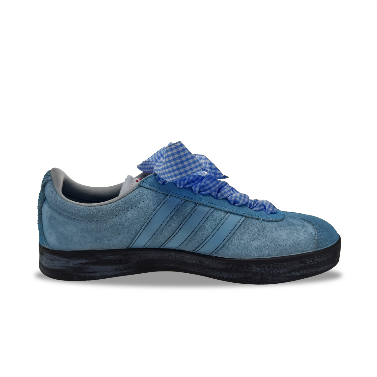 Adidas VL COURT 2.0 Abrasion Resistant Low top Skateboard Shoes Unisex Blue