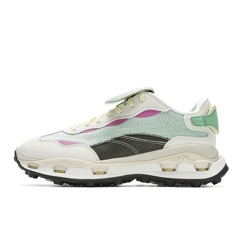 FILA KM2 Low-Top Casual Shoes Women's Green White