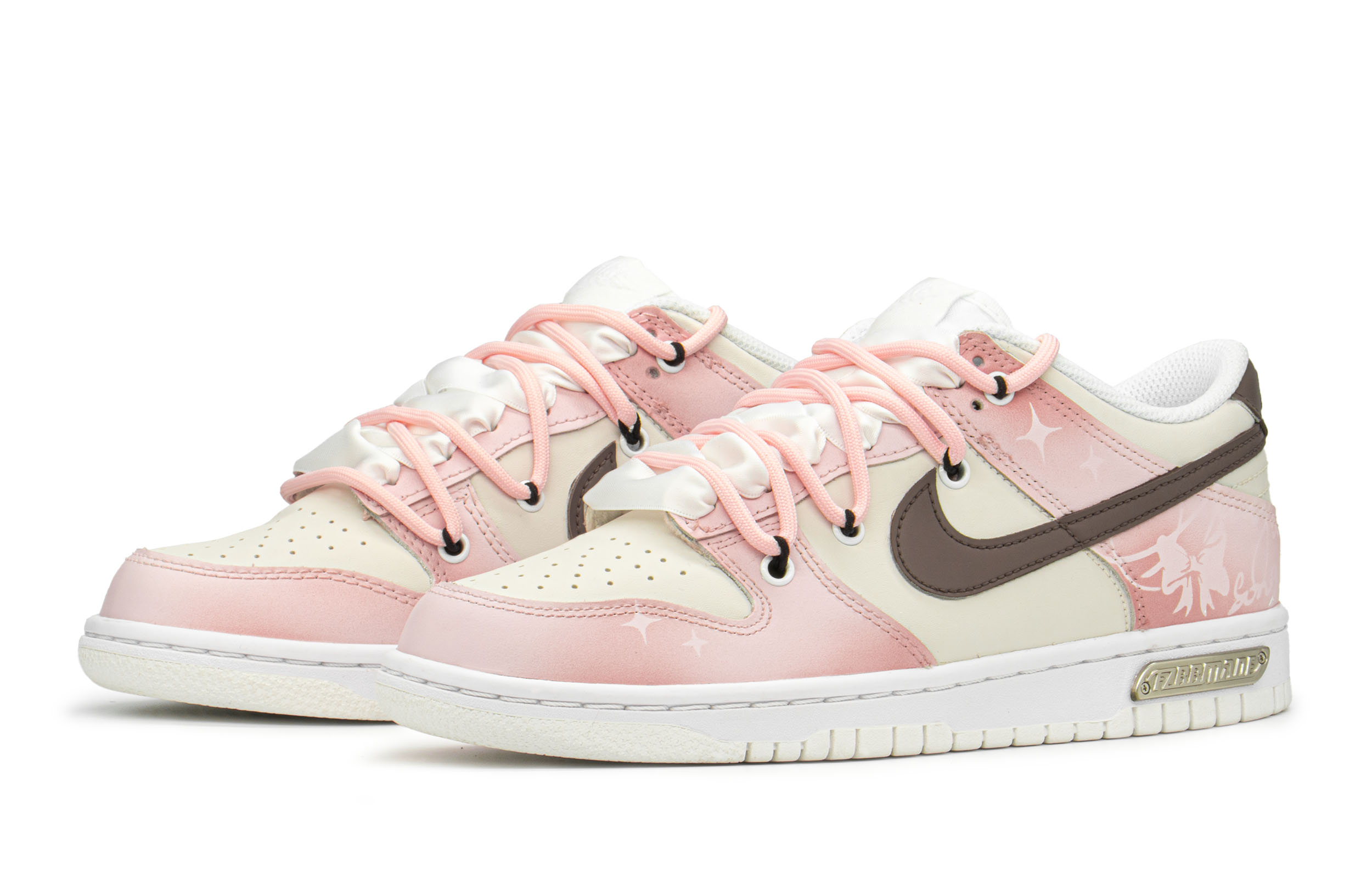 Nike Dunk Low top Skateboard Shoes GS Pink Khaki купить в интернет-магазине Yoocart с быстрой доставкой по России.