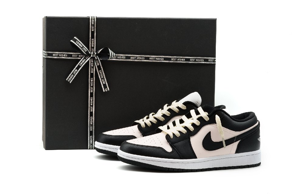 Jordan Air Jordan 1 Low Top Vintage Basketball Shoes Unisex Black