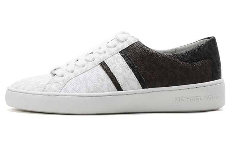 MICHAEL KORS Skateboard Shoes Women's Low top Brown White