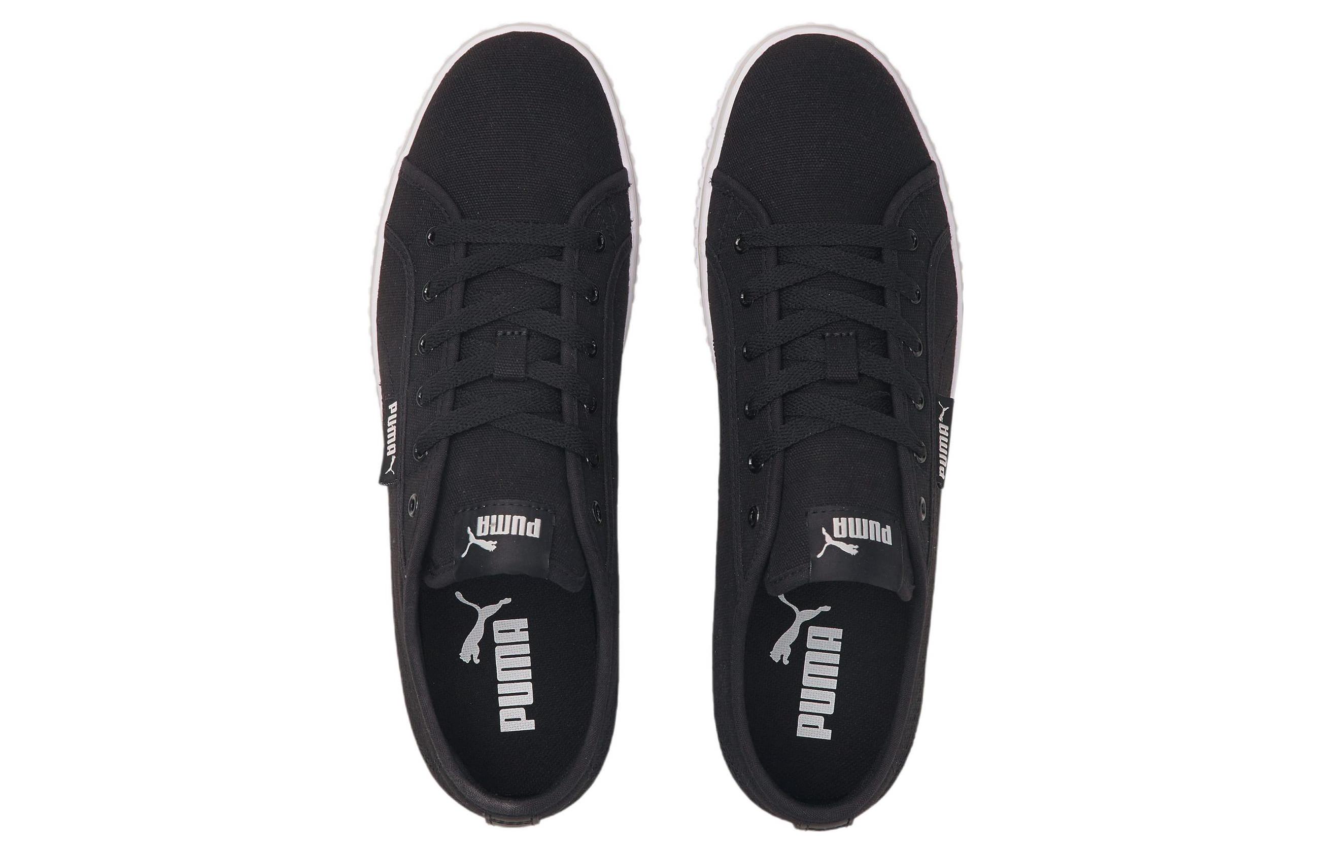 PUMA Ever LoPro Cv Casual Skateboarding Shoes Unisex Black White