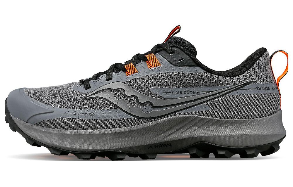 Saucony Peregrine 13 Peregrine Falcon 13 Cushioning Anti-Slip And Wear-Resistant Low-Top Running Shoes Men's Gray