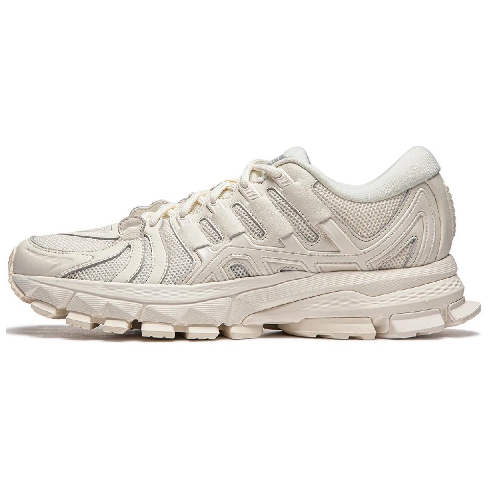 LiNing Cushioning Wear-Resistant Low-Top Running Shoes Men's White