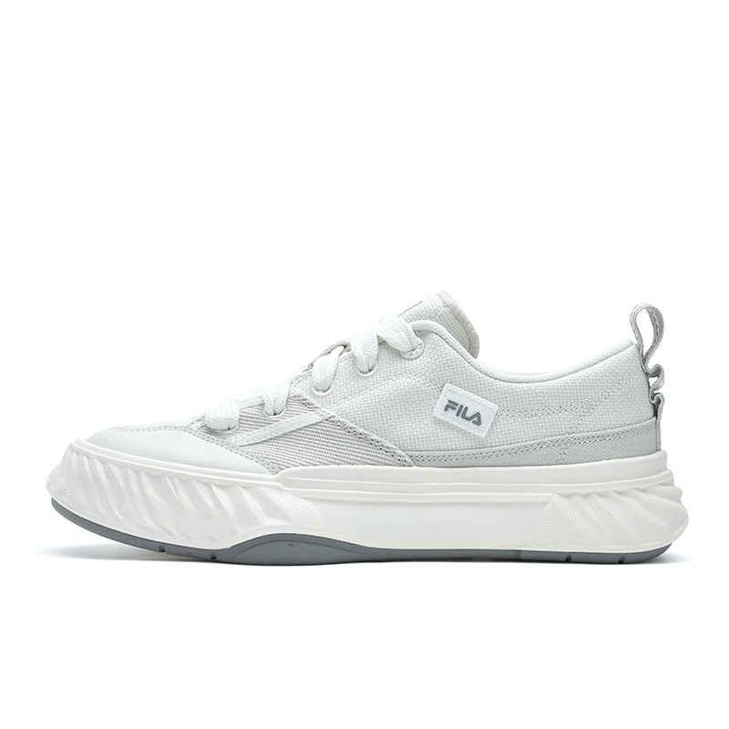 FILA Fosso Chuanxing Shoes Low Top Canvas Shoes Men's Gray