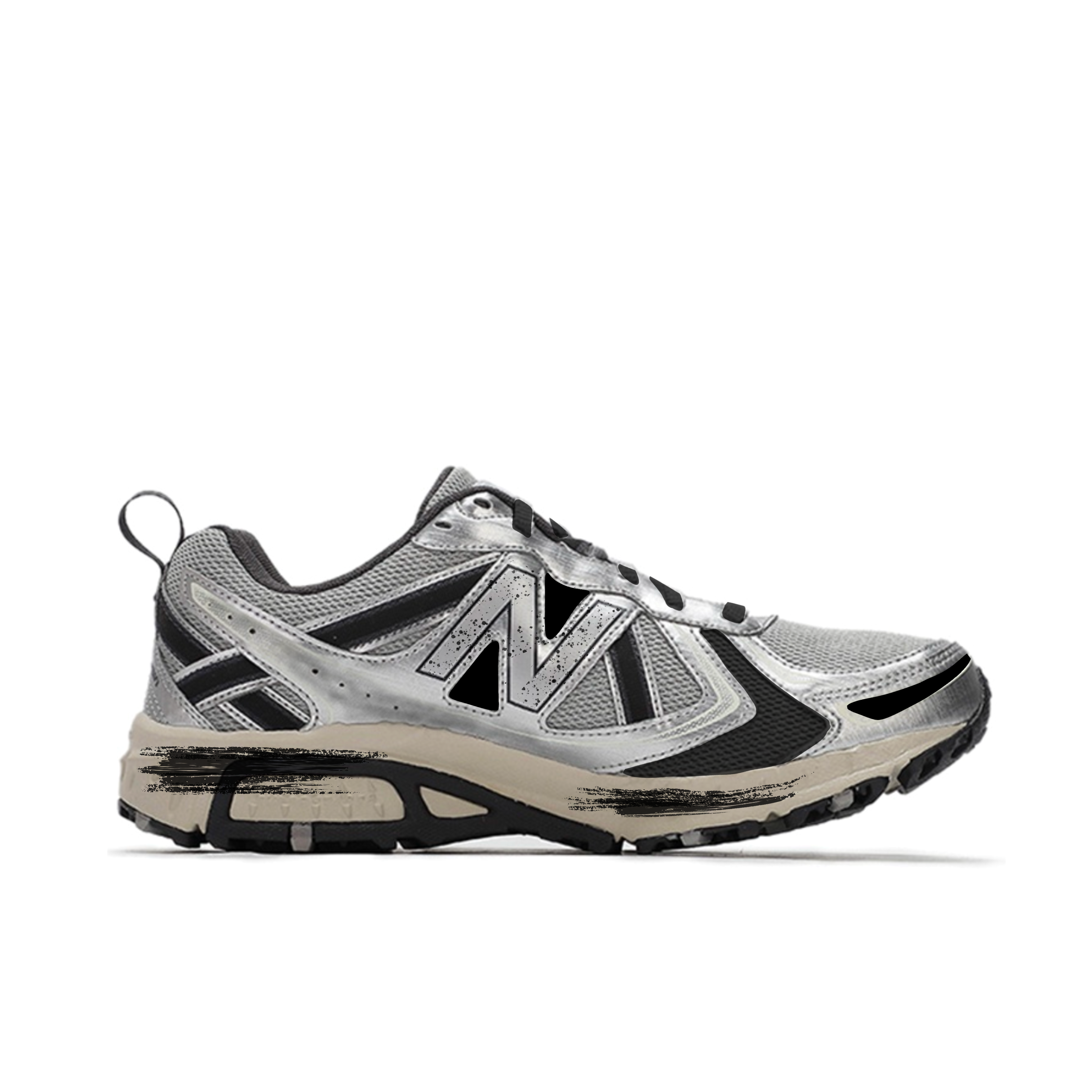 New Balance NB 410 Cushioning Anti-Slip Wear-Resistant Breathability Low-Top Running Shoes Unisex Black White Gray купить в интернет-магазине Yoocart с быстрой доставкой по России.