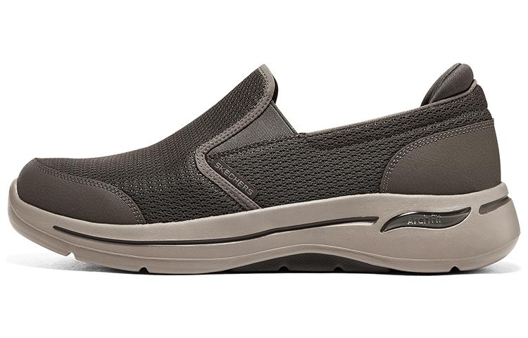 Skechers Go Walk Arch Fit Low Top Running Shoes Men's Brown