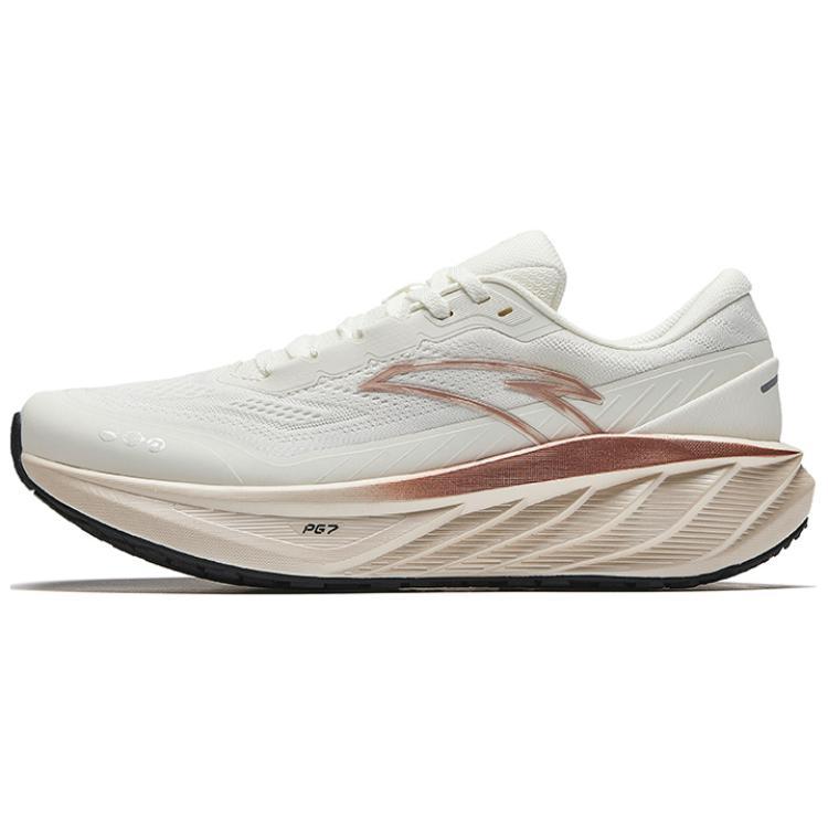 Anta Cloud Journey Anti-Slip Wear-Resistant Low-Top Casual Running Shoes Women's White Brown