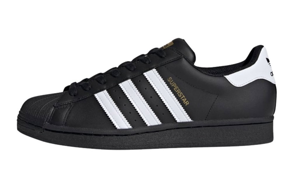 Adidas Originals SUPERSTAR Anti-Slip And Wear-Resistant Lightweight Low-Top Skateboard Shoes Unisex Black White