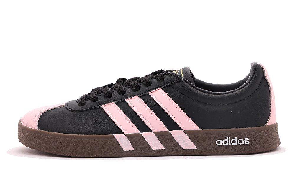 Adidas Neo VL Court 2.0 Coverage Abrasion Resistant Low Top Skateboard Shoes Unisex Pink