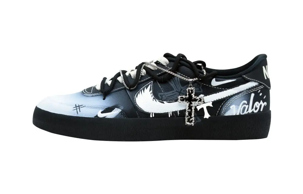Nike Killshot 2 Ink Blade Abrasion Resistant Low top Skateboard Shoes Unisex Black