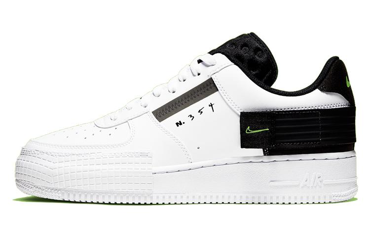 Nike Air Force 1 Type White Black Volt