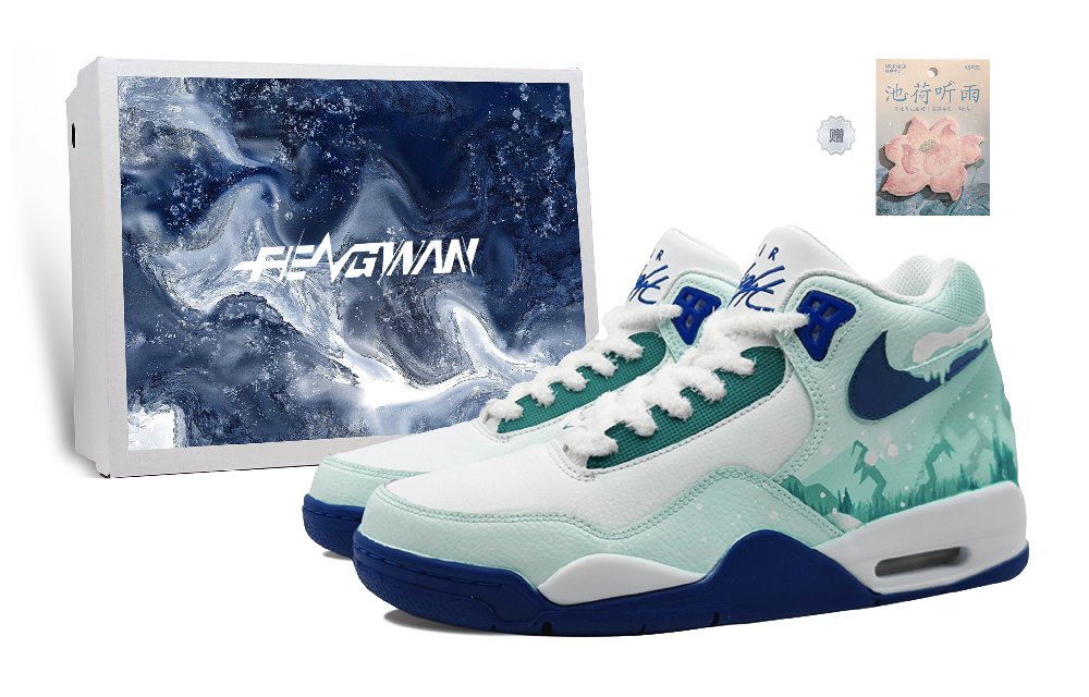 Nike Flight Legacy Basketball Shoes Men Mid-Top Green