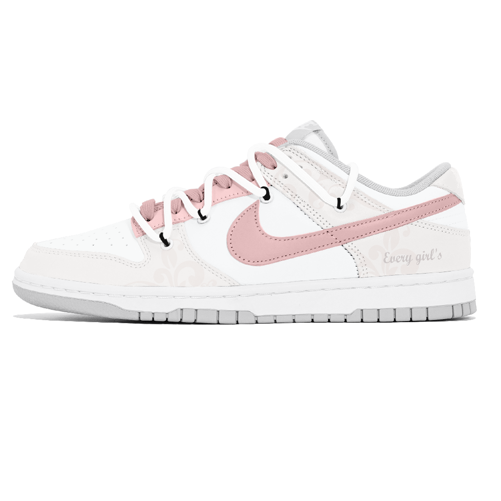 Nike Dunk Slip Resistant Low Top Skateboard Shoes Women's White