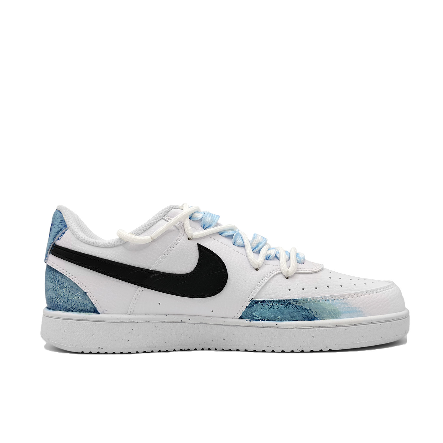 Nike Court Vision 1 Cangming's Tear Abrasion Resistant Low top Skateboard Shoes Men's Blue купить в интернет-магазине Yoocart с быстрой доставкой по России.
