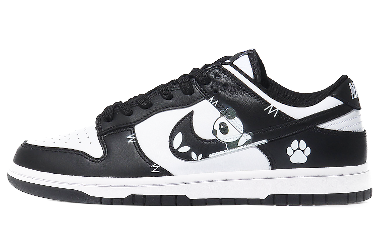 Nike Dunk Skateboard Shoes Women's Low-Top Black/White