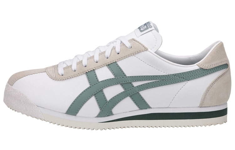 Onitsuka Tiger Corsair Cushioned Slip Resistant Abrasion Resistant Low Top Casual Shoes Unisex Green White