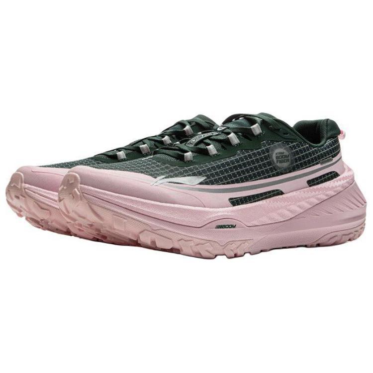LiNing Di Lu V2 Cushioning, Slip Resistant, Abrasion Resistant, Rebound Low Top Running Shoes Men's Pink Green купить в интернет-магазине Yoocart с быстрой доставкой по России.