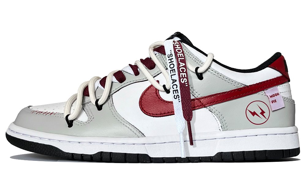 Nike Dunk Virtual Particles Cushioning Lightweight Low-Top Skateboard Shoes Women's Gray White
