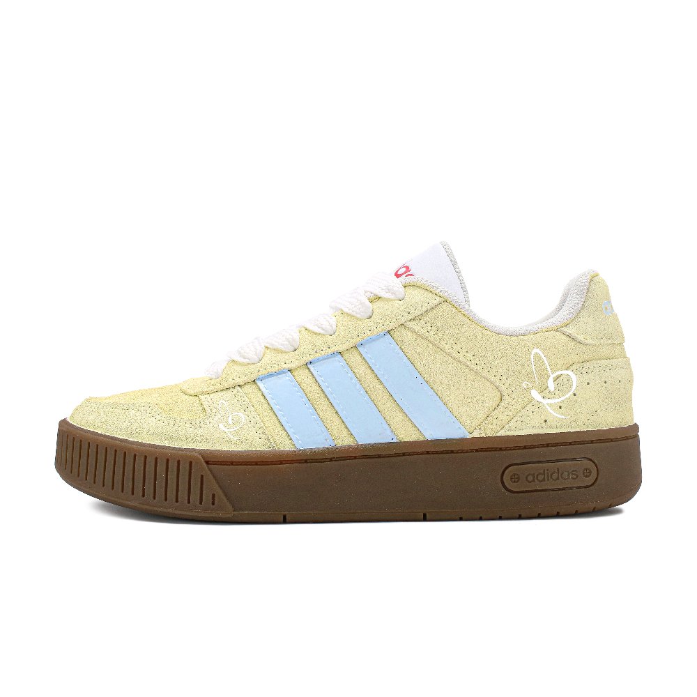 Adidas Neo D-PAD Slip-Resistant Low-Top Skateboard Shoes Unisex Yellow Blue