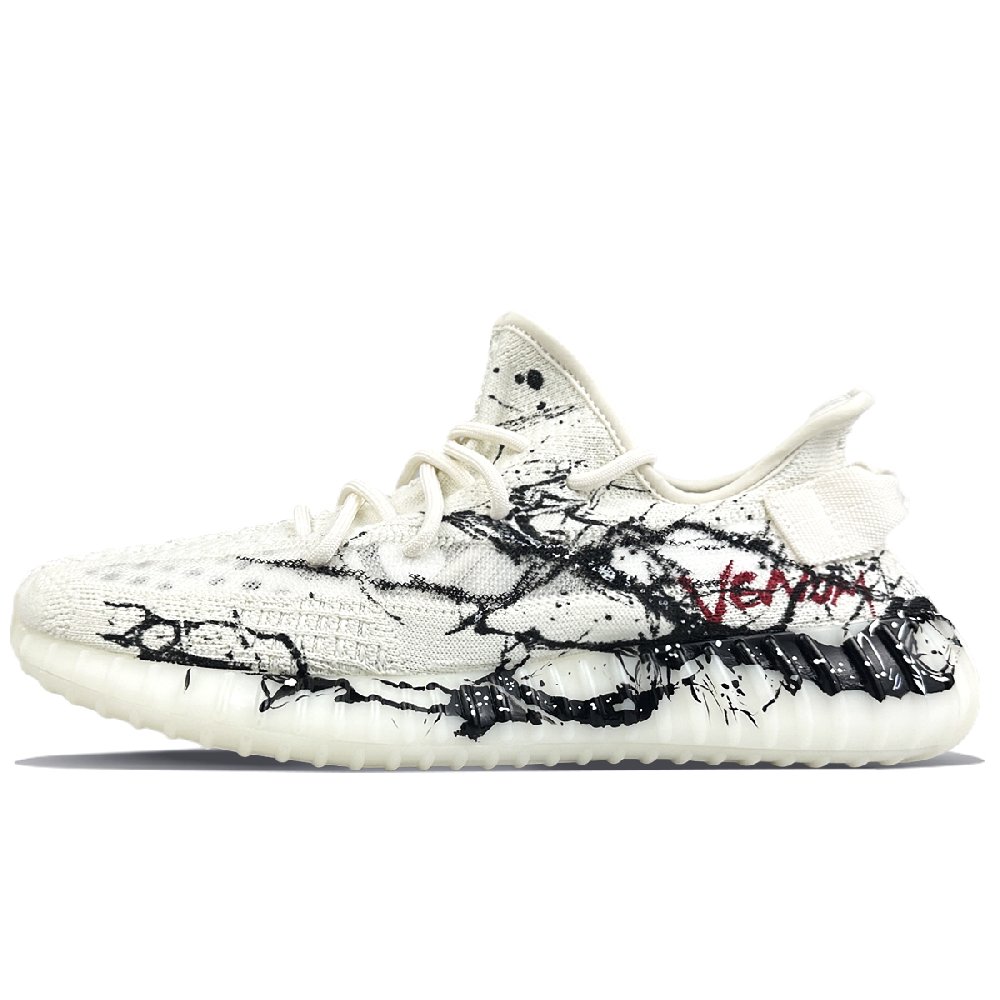 Adidas Originals Yeezy Boost 350 V2 Anti Slip Wear Resistant Low Top Casual Shoes Unisex White