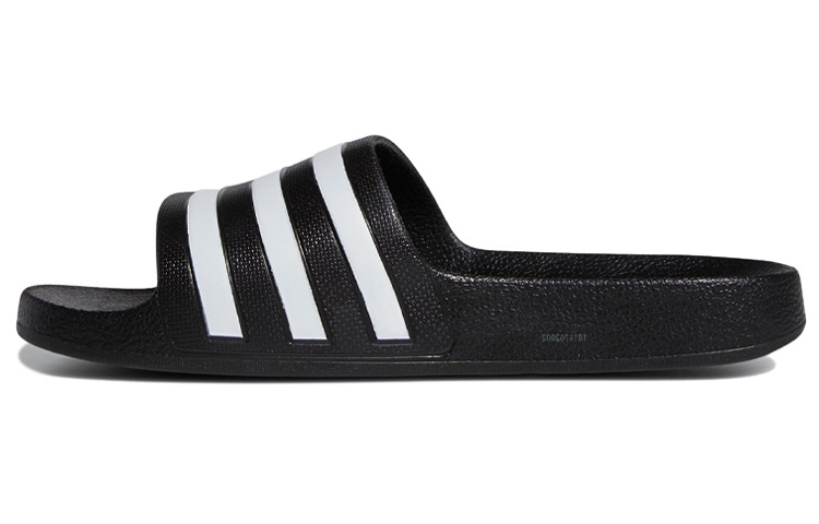 Adidas Adilette Aqua Slides 'Black White' Women's