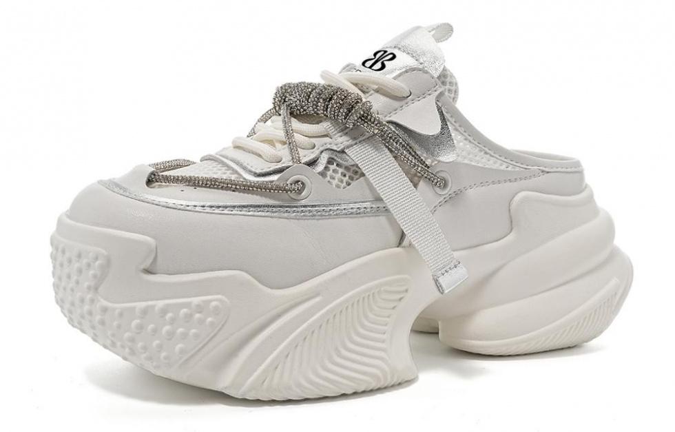 EBLAN Low Top Chunky Sneakers Women's Beige
