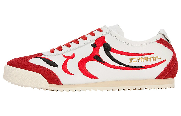 Asics Onitsuka Tiger Mexico 66 Deluxe Nm White Classic Red Kumadori Women's