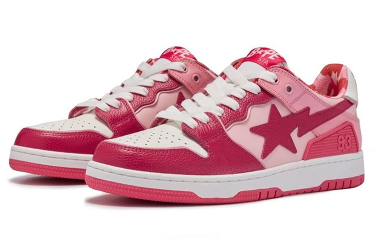 A BATHING APE SK8 STA Stylish Skateboarding Shoes Women's Pink купить в интернет-магазине Yoocart с быстрой доставкой по России.