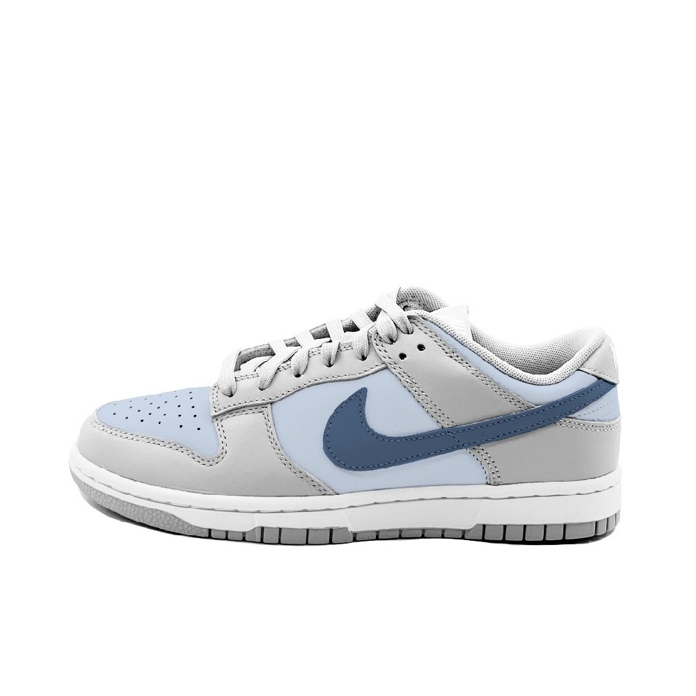 Nike Dunk Abrasion Resistant Low Top Skateboard Shoes Men's Gray White