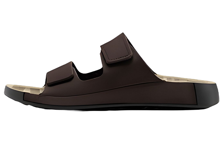 Ecco Other Massage Antibacterial Quick Dry Slide Slippers Men's Mocha