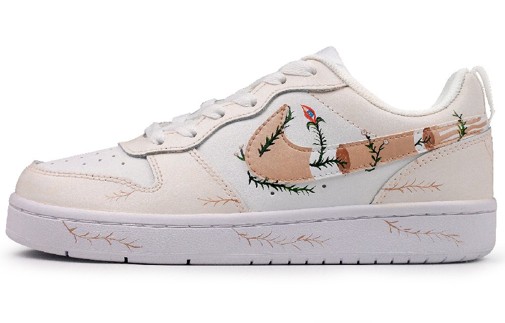 Nike Court Borough 2 Skateboard Shoes Women's Low-Top White