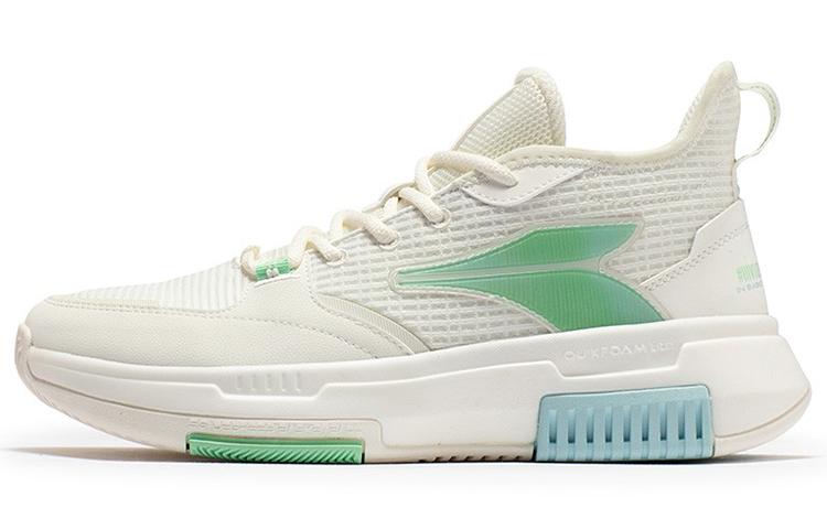 361° Tackle Basketball Shoes Men's Low top Feather White/Space Blue